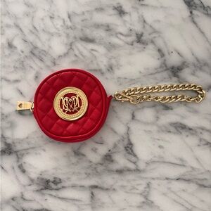 Love Moschino Red Quilted Coin Purse